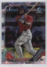 2019 Bowman Chrome Draft Sapphire Edition Cameron Cannon #BDC-166 0q4s