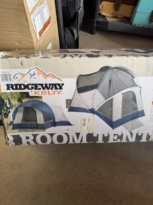 Kelty Ridgeway Skyliner 17x15 FT 3 Room Family Tent Sleeps 10-14 NEW Sealed