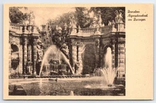 Dresden Germany~Nymphenbad im Zwinger~Photo POSTCARD