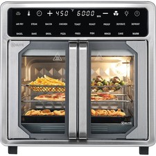 Kitchen Elite 16 Qt French Door Air Fryer Oven KE-AFO-110FDB Stainless