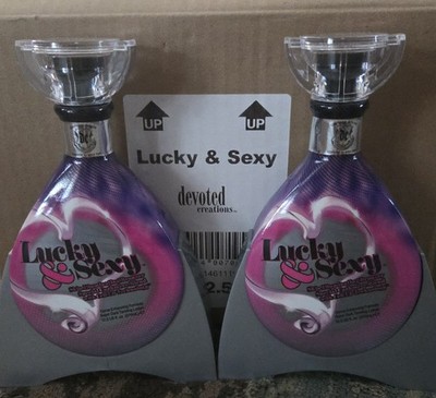 2x LUCKY & SEXY CASHMERE BRONZER BRONZING TANNING BED LOTION DEVOTED CREATIONs