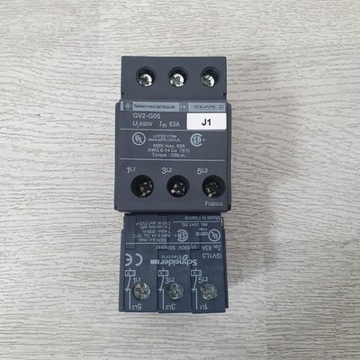 Telemecanique GV2-G05 Elektroklemme GV1L3 Leitungsschutzschalter 63A -S66