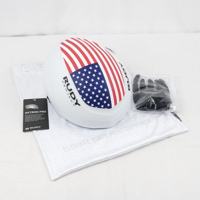 #ad Rudy Project Nytron Pro Aero Road Cycling Helmet USA Flag Edition Adult Size S M $179.95