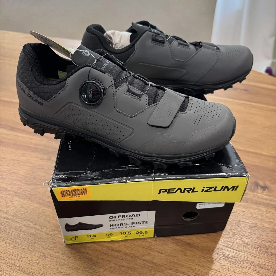 Велосипедные туфли для бездорожья PEARL IZUMI X-Alp Summit с боа, размер 11,5 - Изображение 2 из 4