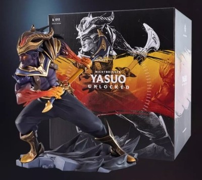 League Of Legends LOL Nightbringer Yasuo Figure Model Statue | eBay