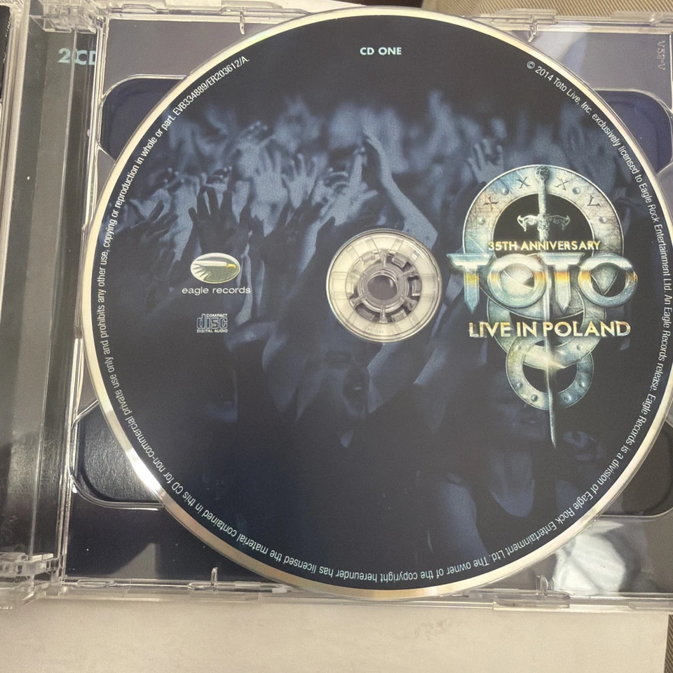 Toto 35th Anniversary Tour Live in Poland 2013 2-Disc CD Set, Africa Rosanna - Image 3 of 4