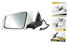 Driver Side Mirror Assembly Compatible with CLA250 CLA45 AMG 2014 Left White