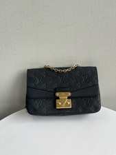 LV Louis Vuitton Marceau Shoulder Bag Monogram Empreinte Gold HW Duties Paid