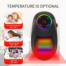 Easylife GoHeater Duo Plug-In Electric Heater & Night-Light | Remote Timer UK