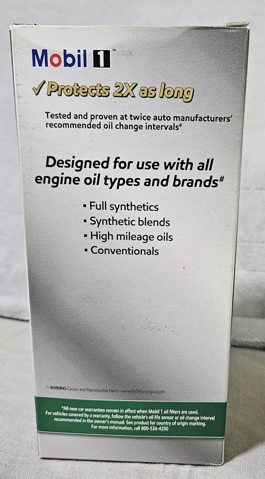 Lote 2 Mobil 1 filtro de óleo M1C-651A 2003-2010 Ford F250 F350 F450 F550 Super Duty - Imagem 4 de 4