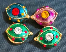 Lot Set 4 Fancy Button Covers