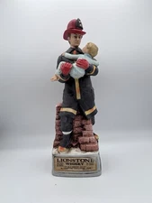 Vintage 1970's Lionstone Liqueur Whiskey  Decanter: “In The Line Of Fire” (RARE)