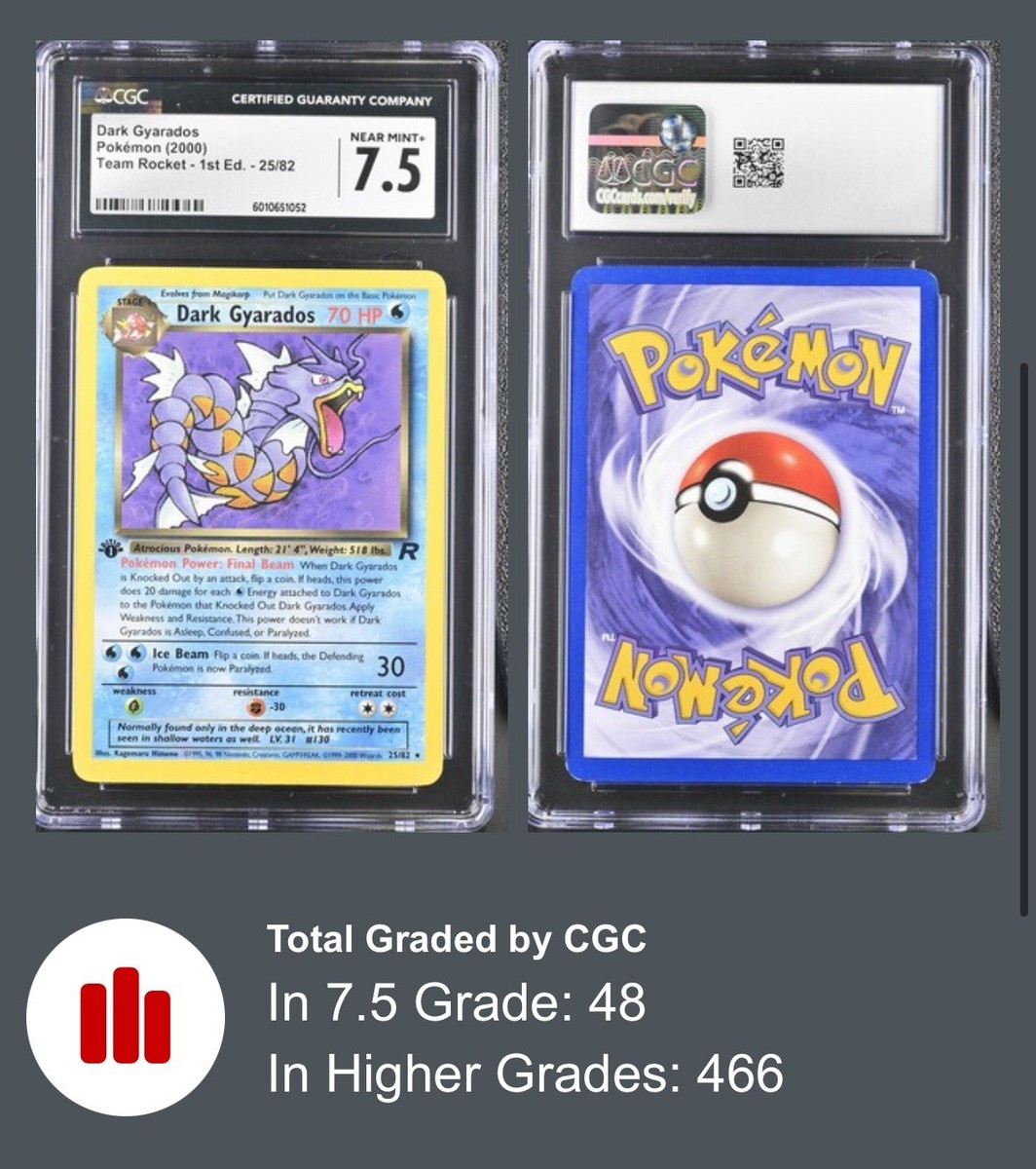 Dark Gyarados 25/82 Team Rocket Regular for sale online | eBay