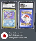 Dark Gyarados 25/82 Team Rocket 1st Edition Regular Rare 2000 CGC 7.5 NEAR MINT+