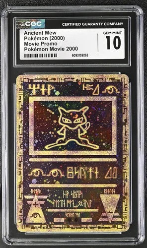 CGC 10 Gem Mint Ancient Mew Pokemon Movie 2000 Pokemon Movie Promo