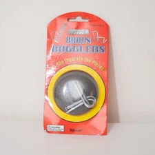 Toysmith Metal Brain Bogglers - Spring & Ring / Tesla's Coil - Sealed NOS Puzzle