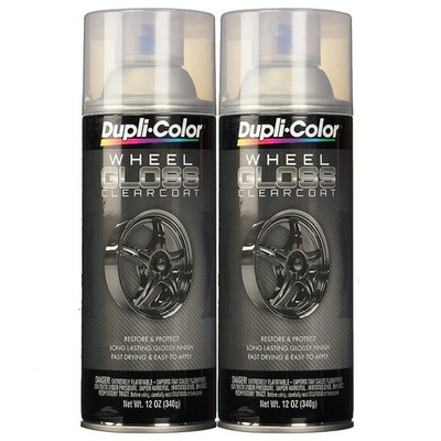 2PACK    !!!  Duplicolor HWP103, High Performance Wheel Clearcoat, Gloss Clear,