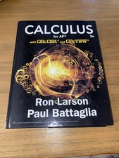 Calculus for AP by Ron Larson  and Paul Battaglia | Hardcover - Good Condition