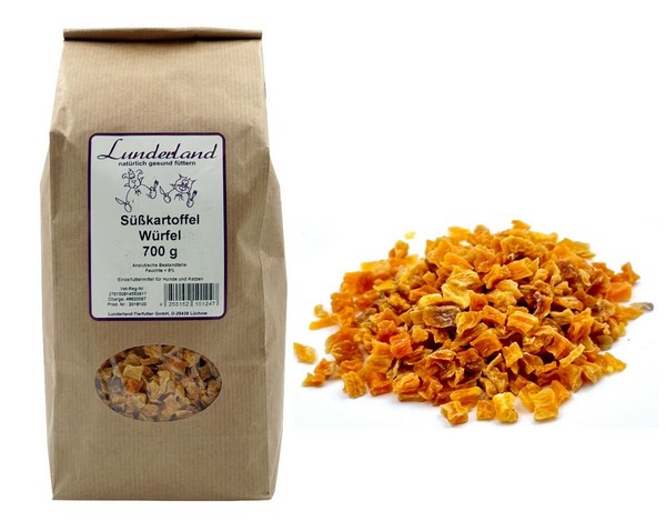 Lunderland SüßKartoffel WüRfel 700G Einzelfuttermittel Hunde Und Katzen / Barf-image