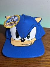 NEW Sonic the Hedgehog Video Game 3D Ears Sega Concept One Snapback Hat Cap
