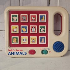 Vintage Talk n Learn Animals Electronic Educational Toy 1980s/1990s Tested