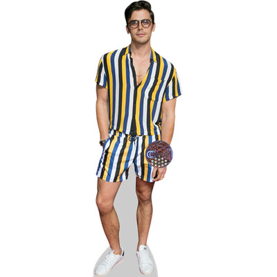 Antoni Porowski (Striped) Pappaufsteller lebensgross