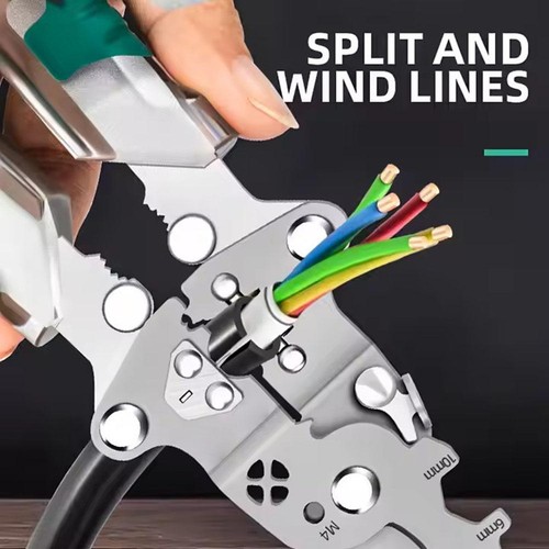 8 in 1 Wire Stripper with Voltage Tester ltifu nctional Plier Tools - Picture 7 of 20