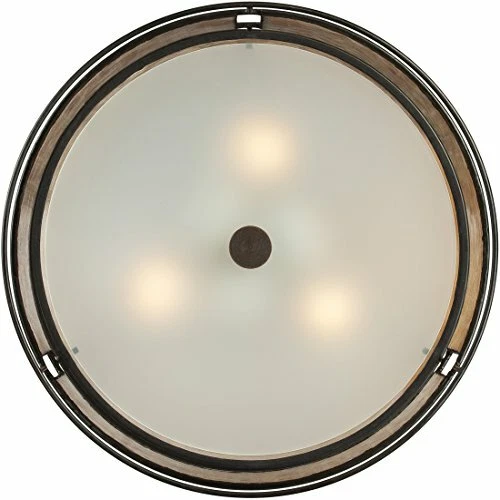 Quoizel MC842SRC 3-Light Laguna Semi-Flush Mount in Renaissance Copper - Picture 8 of 10