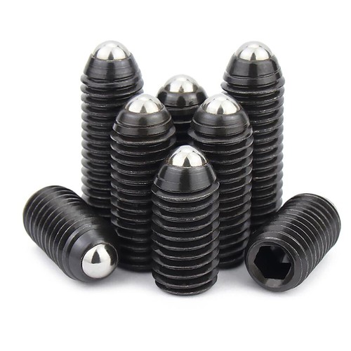 M3-M12 Hex Socket Ball Point Grub Screw Slotted Ball Spring Plunger Tensile 12.9 - Picture 4 of 12