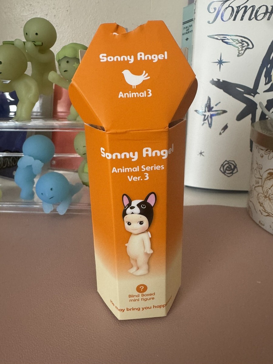 Figurine Sonny Angel Robby - Série Animaux Version 3, Orange, RARE