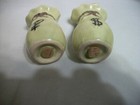 Vintage Green Money Bag Salt & Pepper Shakers - 3 1/4" Tall - Made in Japan — photo 4
