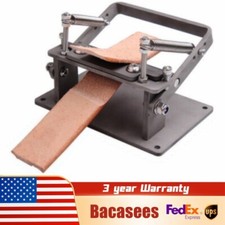 Manual Leather Peeling Machine Splitter Skiver Peeler Skiving Paring DIY Tool US