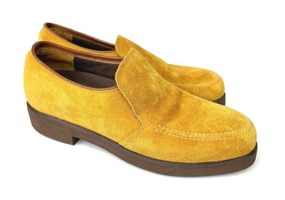 mustard yellow loafers