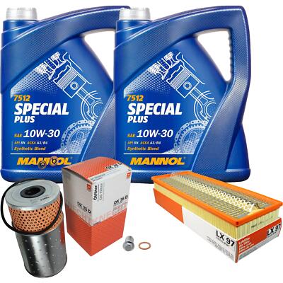 MAHLE Inspektionspaket 10 L MANNOL Special Plus 10W-30 für Mercedes-Benz Saloon
