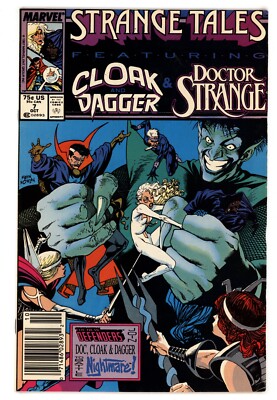 Strange Tales (2nd Series) #7 VF- 7.5 1987 Newsstand Edition Kevin Nowlan Cover