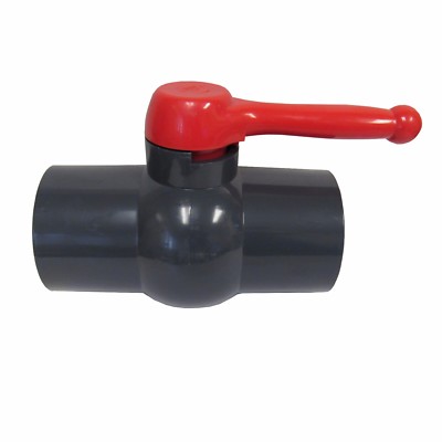 New Sch 80 PVC 3 Inch Compact Ball Valve Socket Connection New Sch 80 PVC