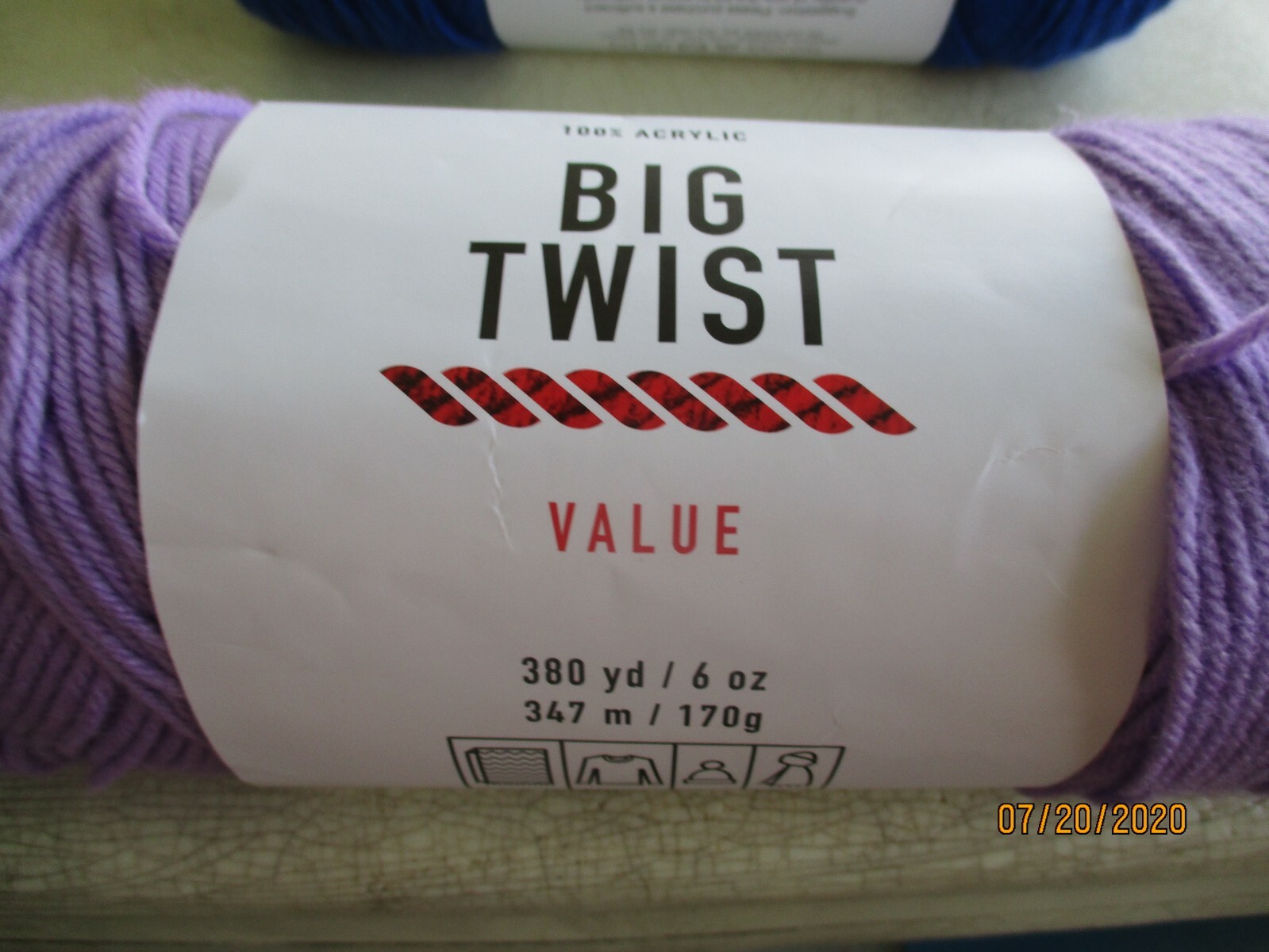 Big Twist Basic Value Pale Lilac 6 Oz 100 Acrylic Worsted #4 Soft & Plush  SDL for sale online | eBay