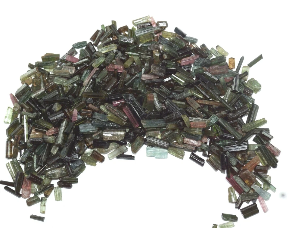 8-12 mm size 2500 Ct Natural Bi Color Tourmaline Mozambique Rough Loose Gemstone - Image 4 of 4