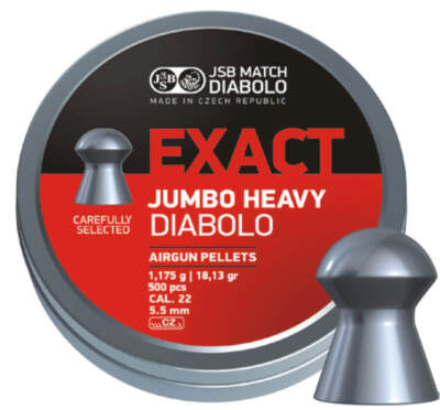 JSB Exact Jumbo Heavy Ø5,52 (.22); 1,175g; 500 Stück