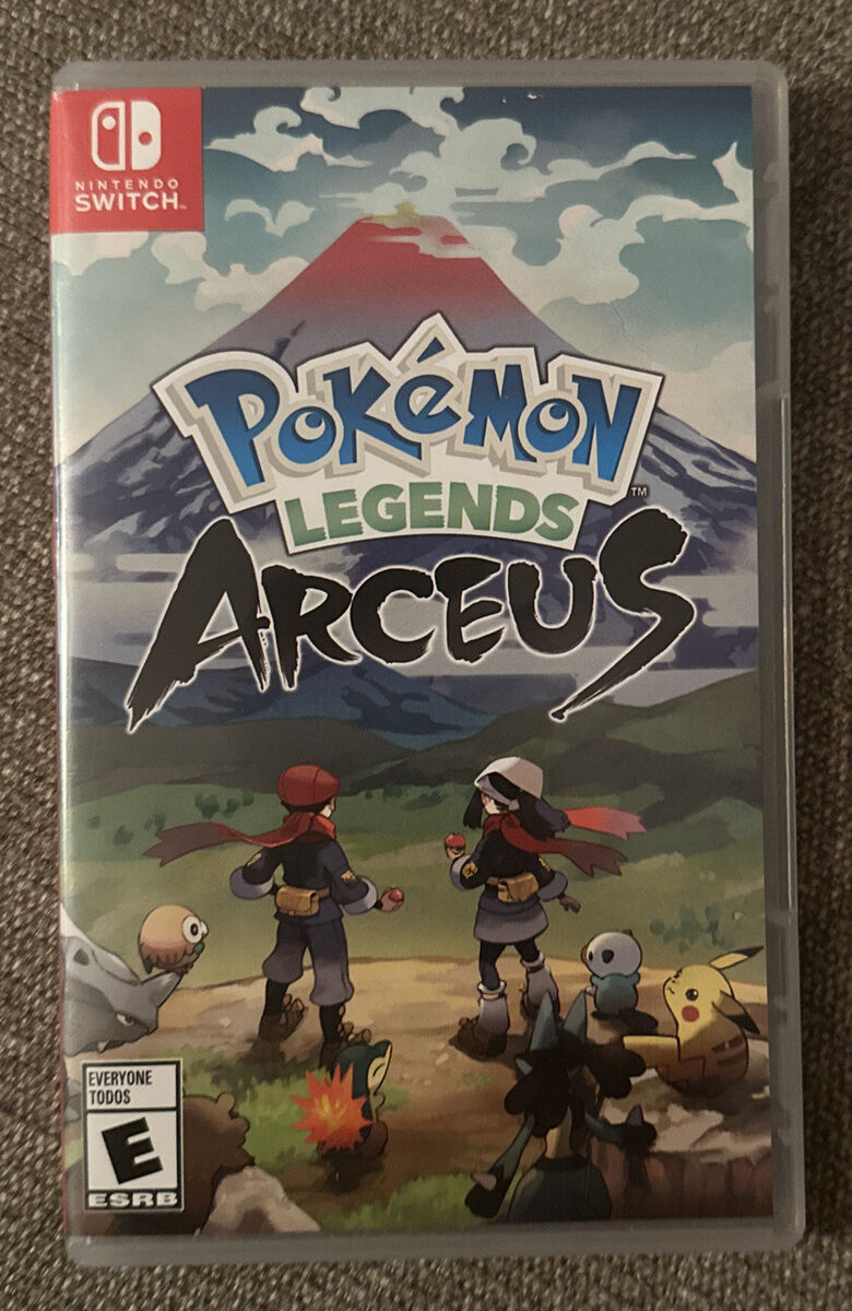 Pokemon Legends Arceus Nintendo Switch Game Box Authentic CASE