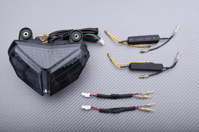 Feu arrière LED Plug & Play étanche à clignotants intégrés pour Ducati 1098