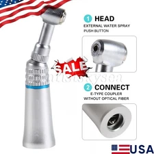 Dental Slow Low Speed Handpiece Contra Angle Push Button For NSK PAD US