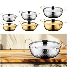 Korea Ramen Pot Multifunction Kimchi Soup Pot for Beach Camping Ramyun