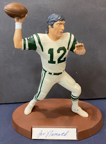 Joe Namath 1969 NY Jets Super Bowl Signed Salvino Statue Auto COA /2500 In Box