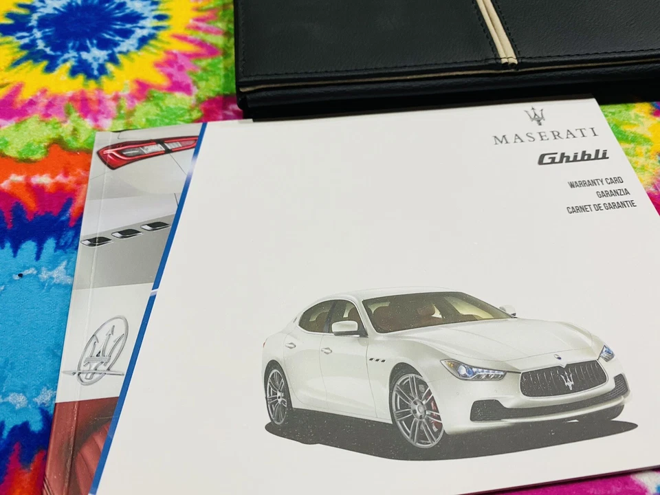 💚 MASERATI GHIBLI 2014 MANUAL DEL PROPIETARIO SQ4 S Q4 (SERVICIO SIN USAR BK) (NUEVO) 💚💚 Foto 3 de 4