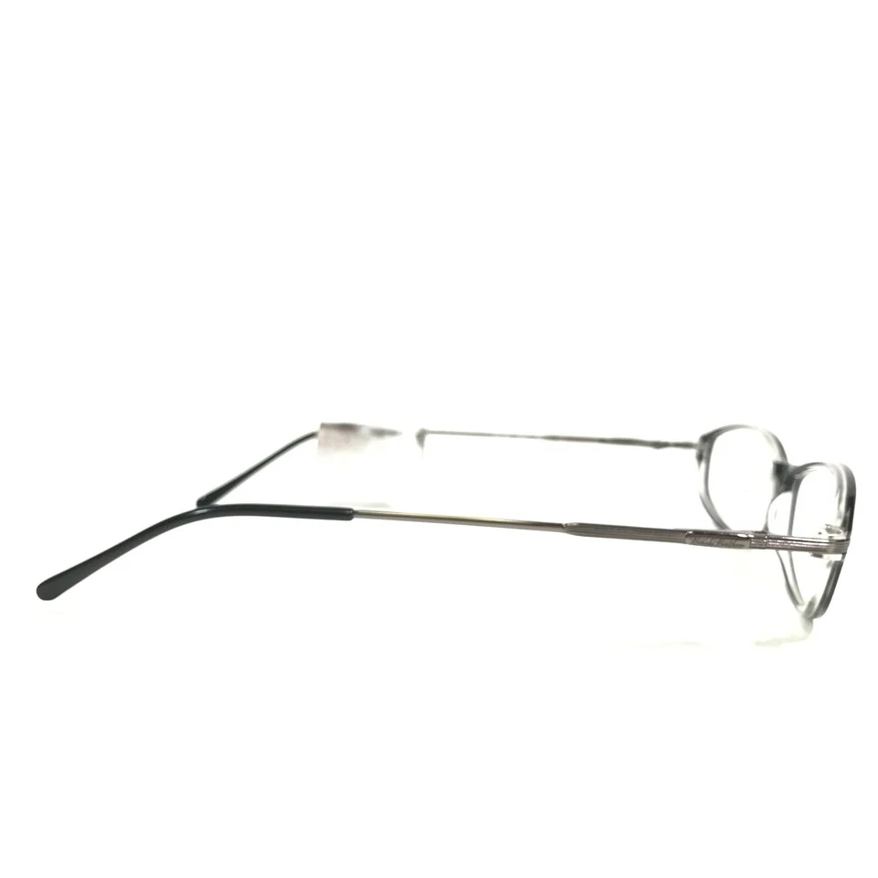 Monturas para gafas Brooks Brothers BB657 5040 negras transparentes plateadas ovaladas 49-15-135 Foto 3 de 4