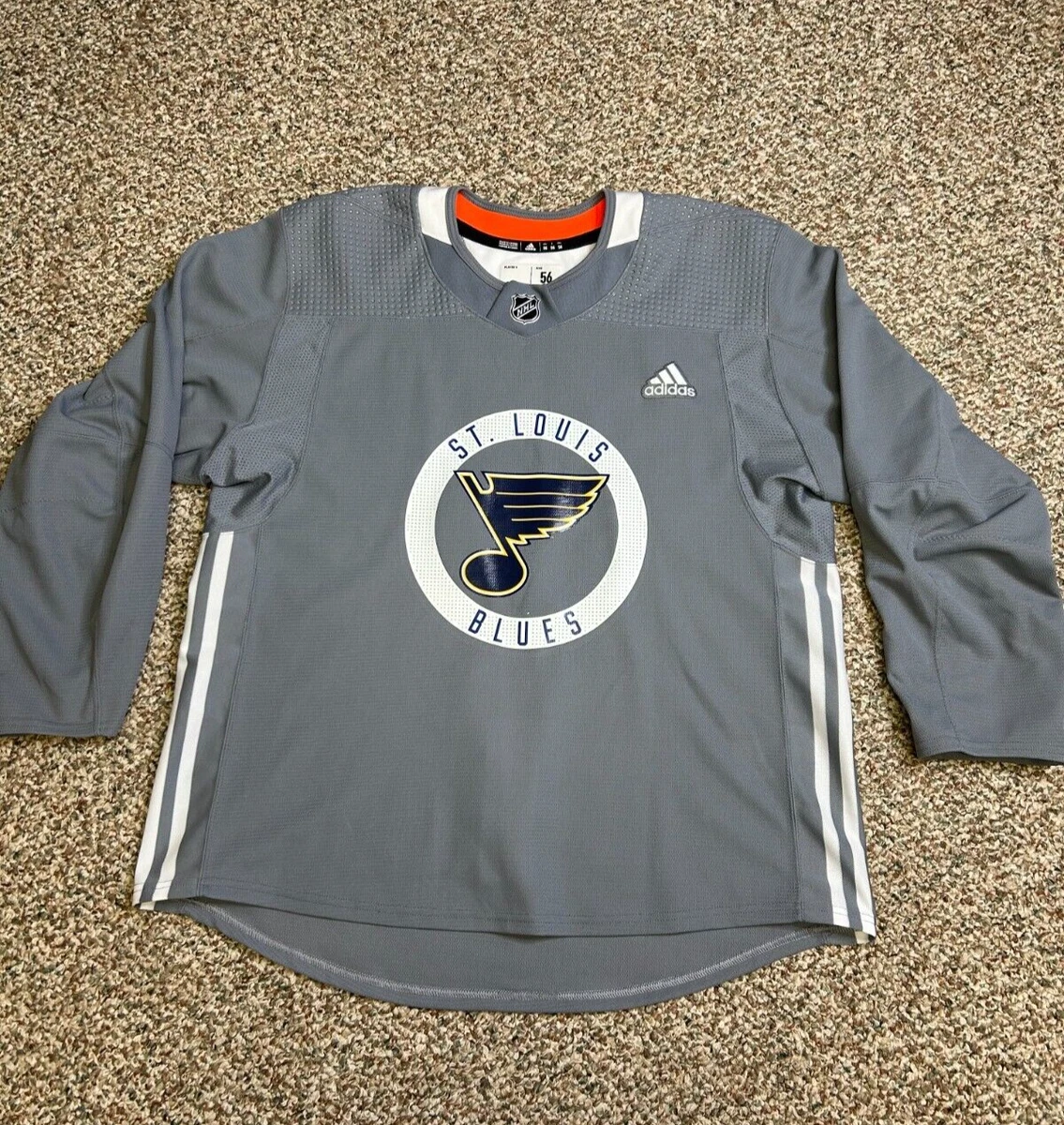Authentic St Louis Blues Game Used Practice Jersey Made in Canada
