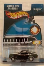 Hot Wheels Motor City Classics '70 Chevelle SS Black 2002