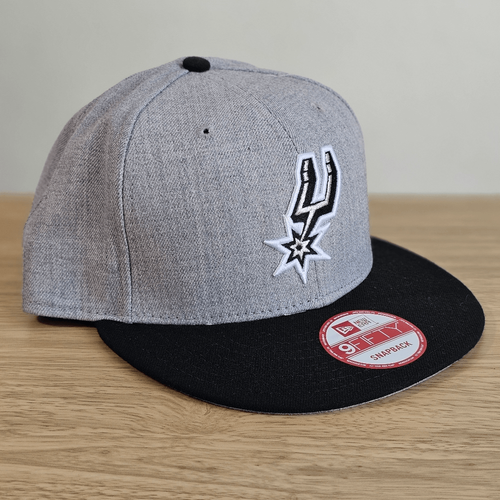 New Era San Antonio Spurs Dad Hat Snapback Cap 9FIFTY Wembanyama Grey Black Manu - Picture 3 of 11