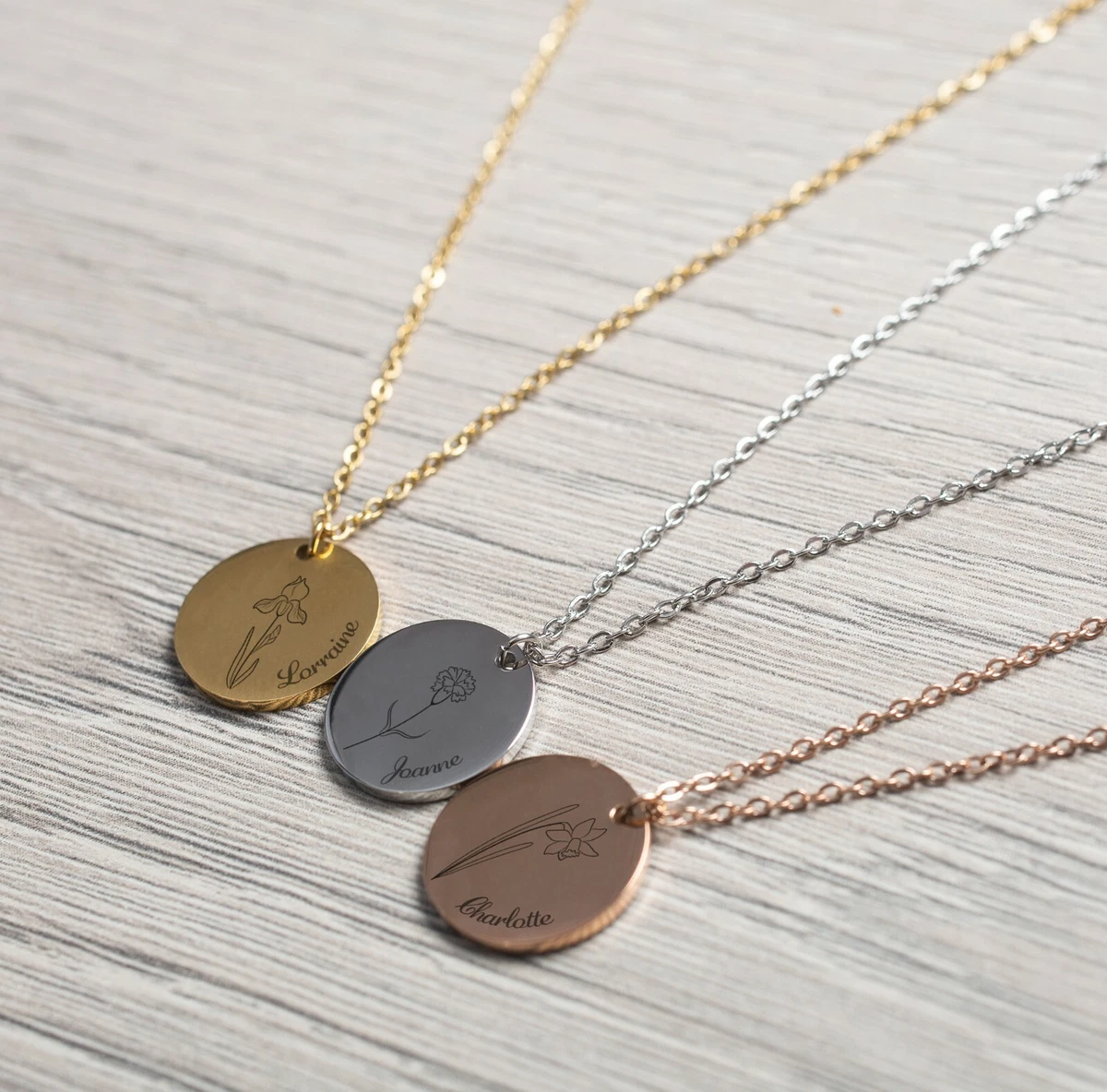 Personalised necklace store for girlfriend